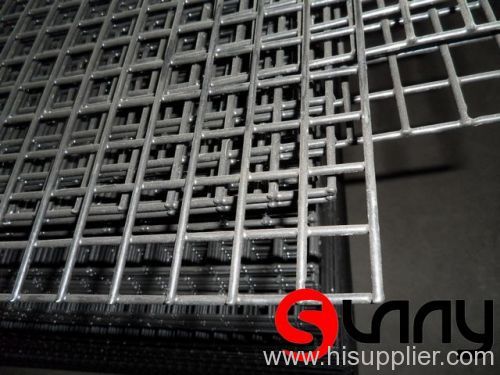 black PVC coated welded mesh