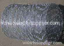 Single Strard Galvanized Barbed Wire