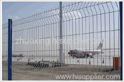 galvanized airport fences