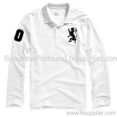 men's long sleeve polo shirt