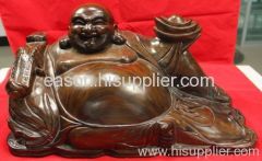 Buddha statue wood carving