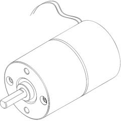 6v 70/75/80mm DC Planetary Geared Motor