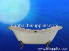 double slipper cast-iron bath