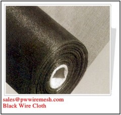black wire cloth
