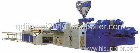 PVC Corrugated Sheet Extrusion Line