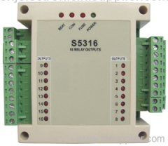 16 channels relay outputs data acquisition module