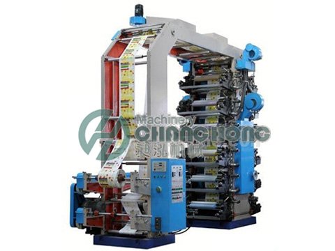 2 colors flexographic printing machine