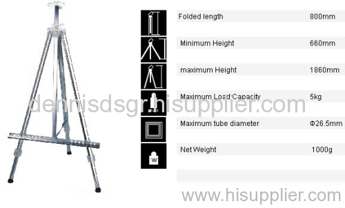 aluminum easel tripod