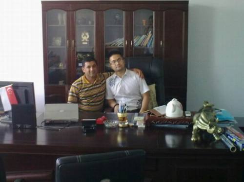 Mr Johnson Welcome Our Machine buyer From Iran.