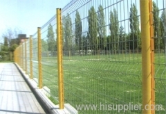 PVC coated welded wire mesh fence