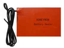 flexible silicone battery heater