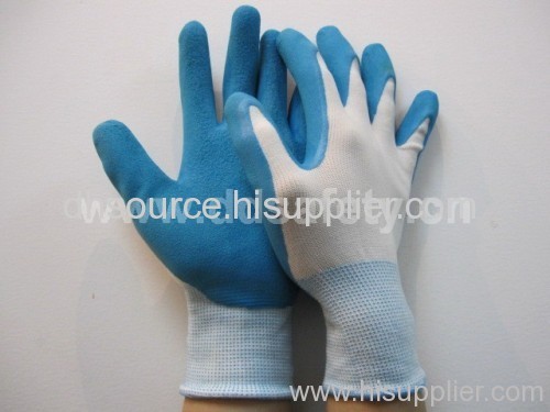 latex coated gloves