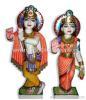 Marble radha krishna statue