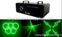 green cartoon laser