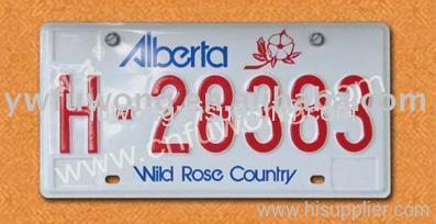 License Number Plate