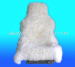 High wool car seat cover