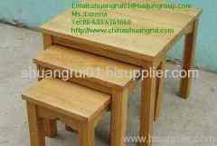 Nesting stool set of three