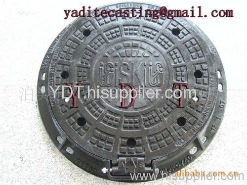 ductile iron cast round manhole cover
