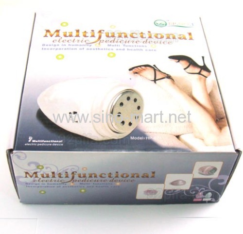 Multifunctional electric pedicure device