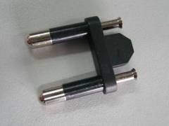 2 pins India Cable plug insert