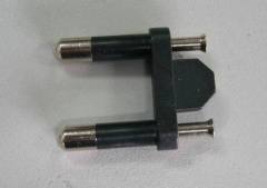 2 pins India Cable plug insert