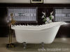 62'' white color freestanding bath with clawfeet