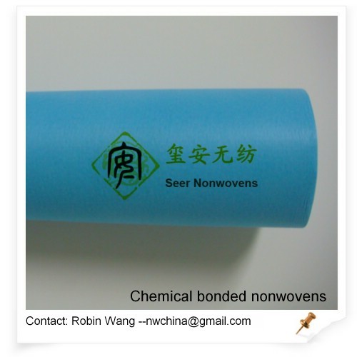 chemical bonded nonwovens