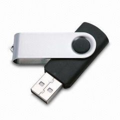 Swivel usb flash memory drive,