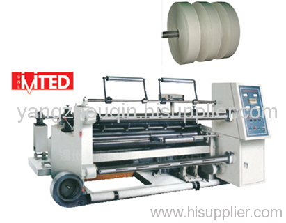 computer control horizontal slitting and rewinding machine