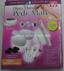 18PCS HANDHELD PEDI MATE