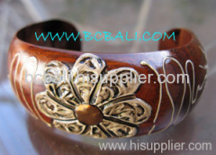 wooden bangle jewelry