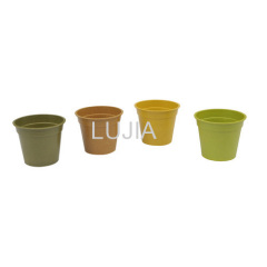 Plant fiber flowerpot