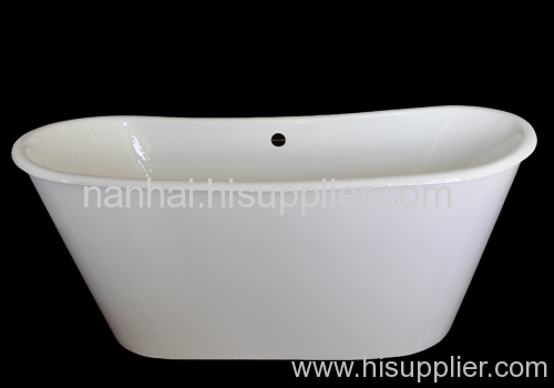 cast iron enamel skirt bath