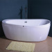 Hydro massage bathtubs with air bubble jets