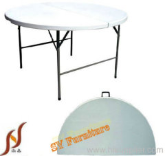 Outdoor furniture 152 round fold in half folding table