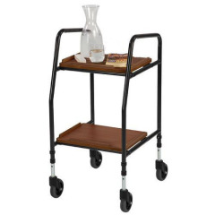 Food trolleys height adjustable table rollator