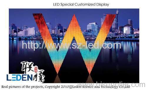 Irregular Shape LED Display, outdoor LED display, LED screen display