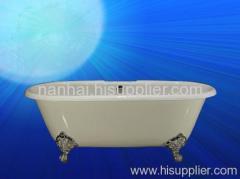 vintage cast iron clawfoot bathtub