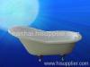 clawfoot porcelain bathtub