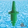 Upside Down & Ground Round Refraction Sprinkler with Green Nozzle