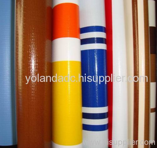 pvc stripe tarpaulin