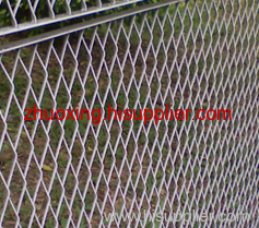 pvc coated Expanded Metal Fence for transportation