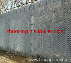 pvc coated Expanded Metal Fence for transportation