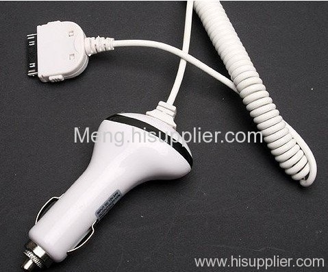 mobile phone car charger,charger for iPhone4G 3G and 3Gs
