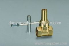 brass gate valve with lock