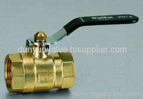 Steel handle valve