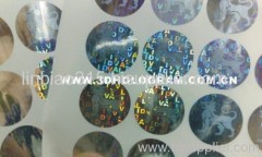 2D3D hologram label