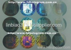 2D3Dhologram Laser sticker