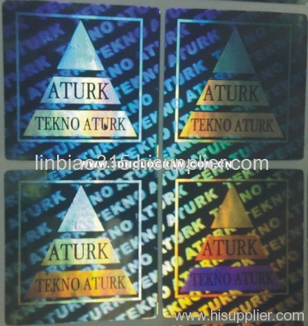 hologram sticker label