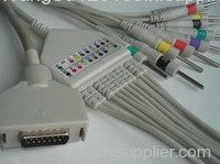 FUKUDA EKG cable with 10 leads